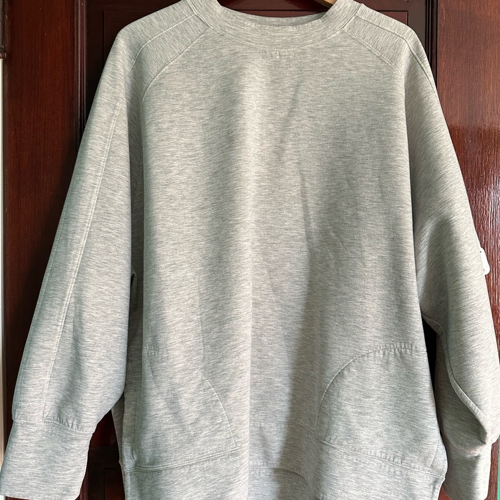 Abercrombie & Fitch Light Gray Women's Sweatshirt